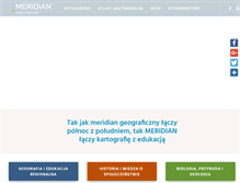 Tablet Screenshot of meridian.com.pl