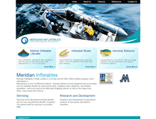 Tablet Screenshot of meridian.in