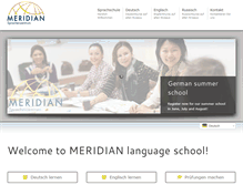 Tablet Screenshot of meridian.co.at